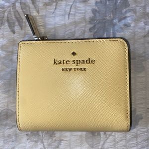 Kate Spade Yellow Leather Wallet